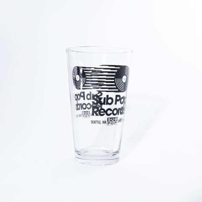 Retro Logo Pint Glass
