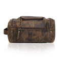 Rio Grande Leather Toiletry & Large Dopp Kit - Brown