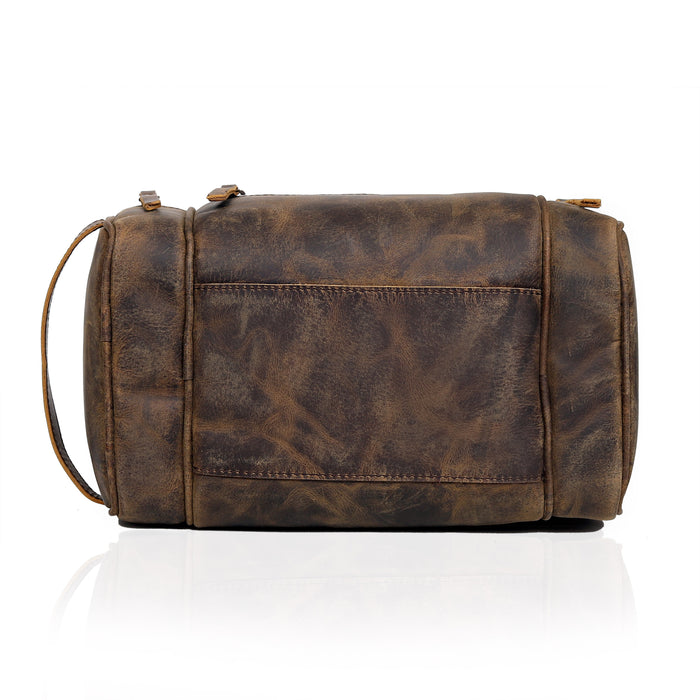 Rio Grande Leather Toiletry & Large Dopp Kit - Brown