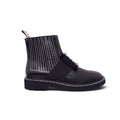 ROGER VIVIER RANGER CRYSTAL EMBELLISHED PATENT LEATHER CHELSEA BOOTS - SIZE 38