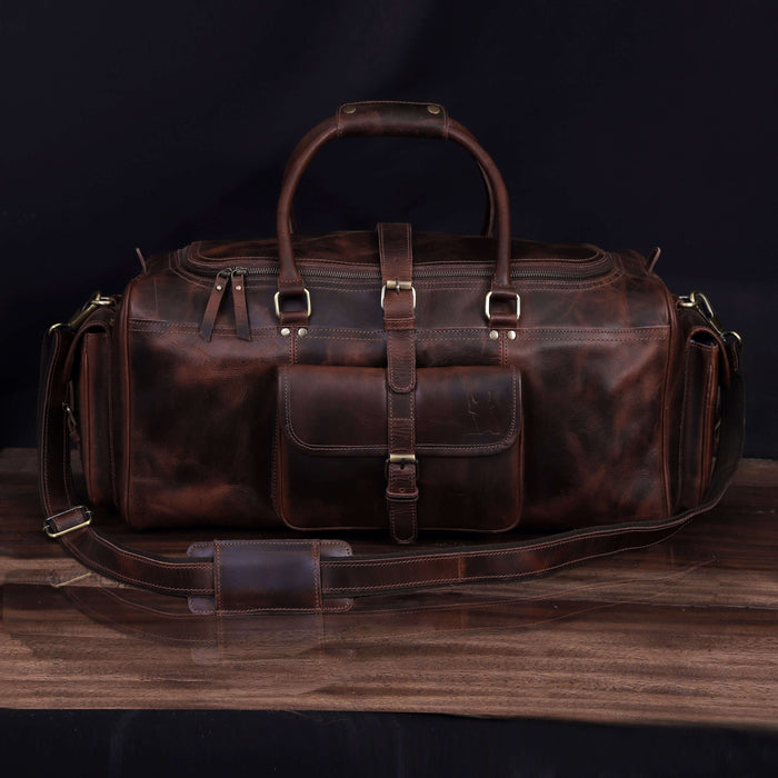 Roosevelt Buffalo Leather Duffle Bag