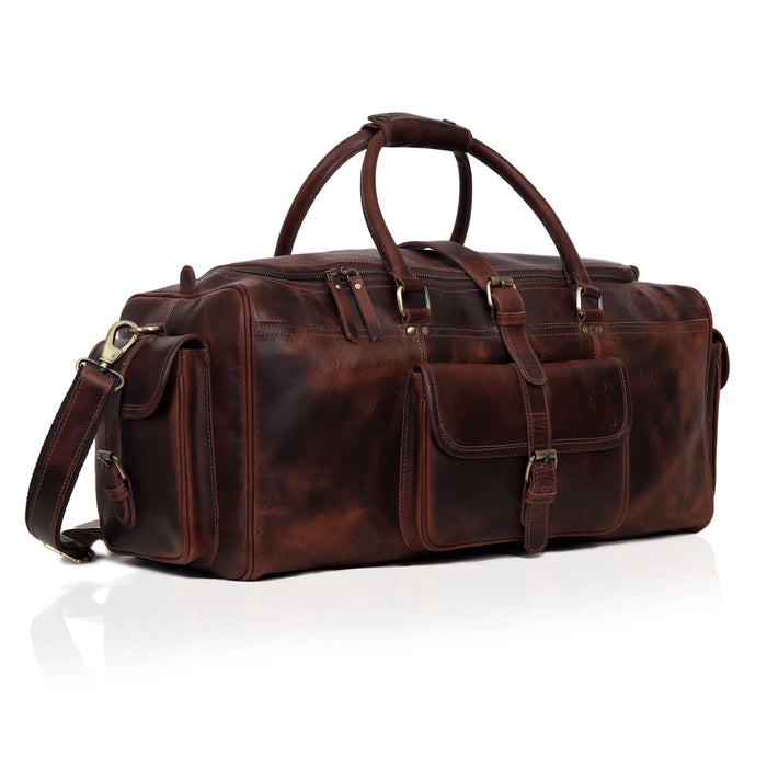 Roosevelt Leather Duffle Combo