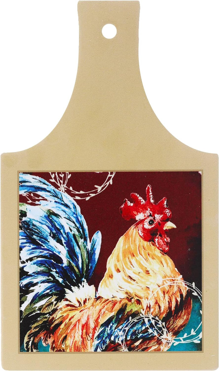 Rooster Trivet - Tan