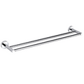 Cesena 600 Chrome Double Towel Rail - Acqua Bathrooms