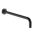 Novara Round Black Shower Extension Arm - Acqua Bathrooms