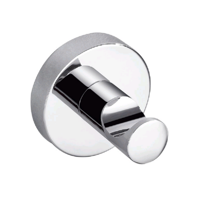 Cesena Chrome Single Robe Hook - Acqua Bathrooms