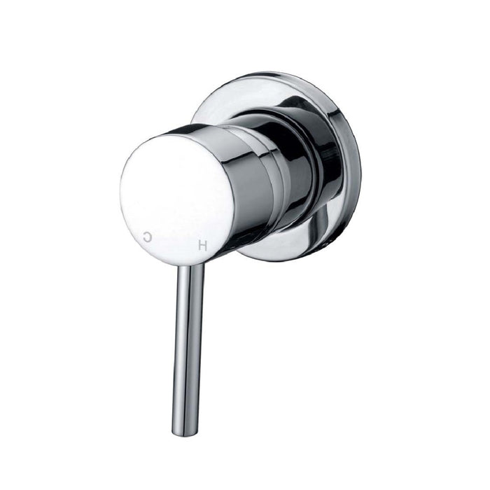 Round Mini Plate Wall Mixer - Acqua Bathrooms
