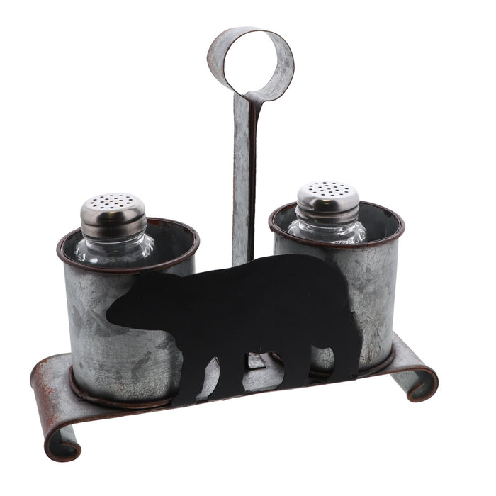 rustic salt and pepper shakers