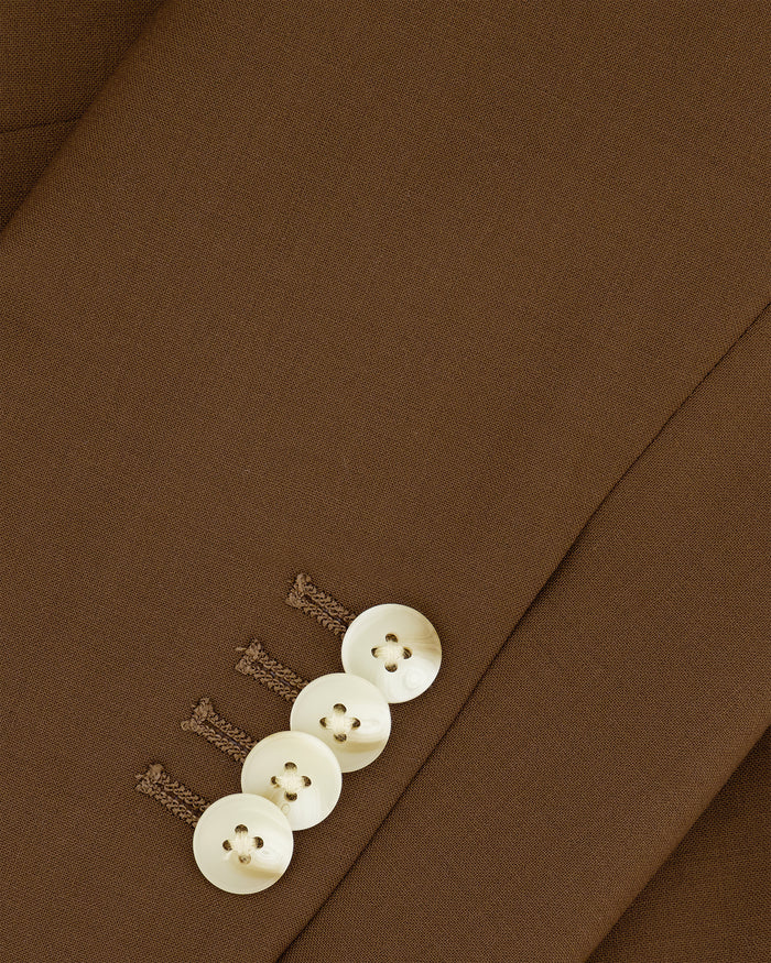 Southern Gents Doublebreasted Blazer - Tobacco Brown