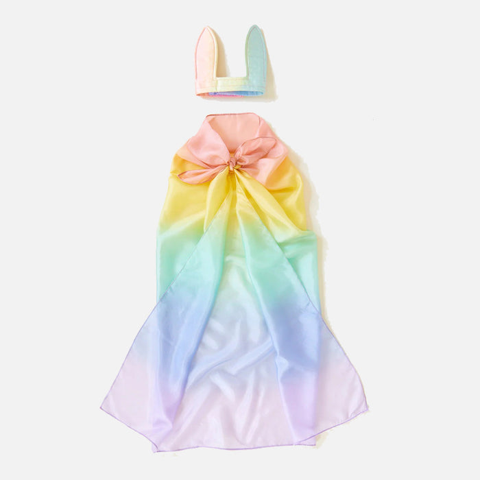Silk Bunny Ears - Rainbow