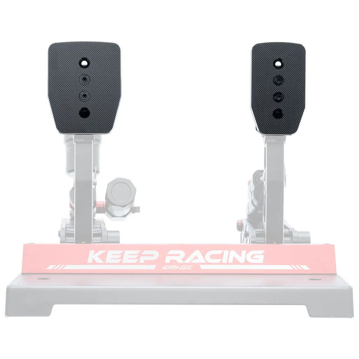 Simagic 2-Pedal Face Set – Flat Aluminum Pedal Plates for P1000 Pedals - Sim Race Webshop B.V.