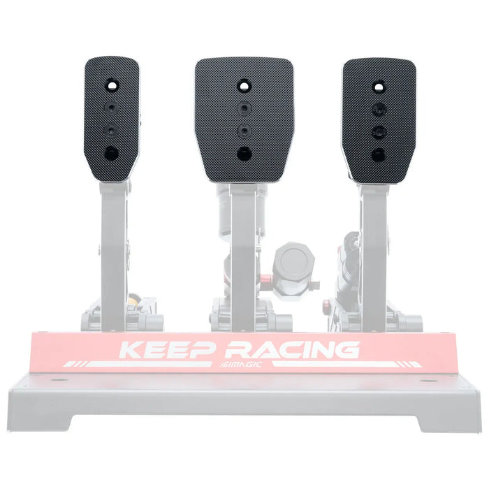 Simagic 3-Pedal Face Set – Flat Aluminum Pedal Plates - Sim Race Webshop B.V.