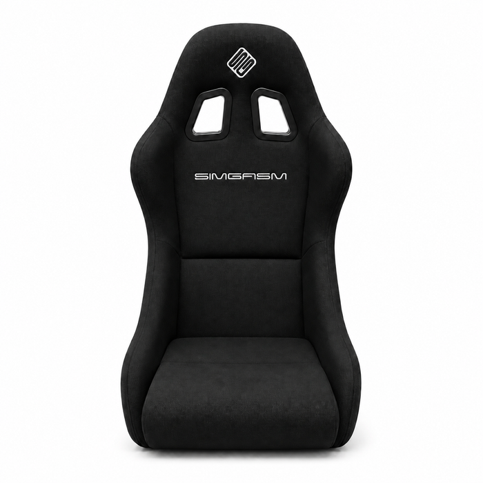 SIMGASM | Core Bucket Racing Seat - Black - Sim Race Webshop B.V.