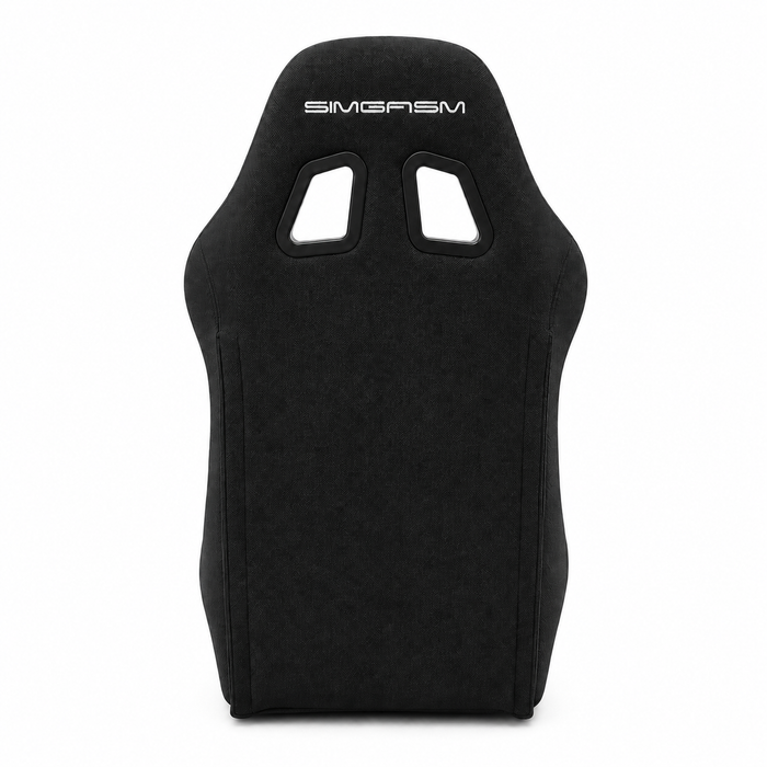 SIMGASM | Core Bucket Racing Seat - Black - Sim Race Webshop B.V.