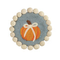 Single Pumpkin Wool Trivet