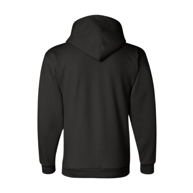 Back of Skull Kick Hoodie on white background