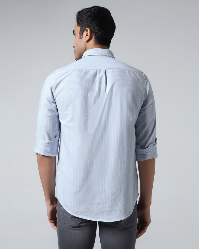 Sky Blue Stripe Shirt - Jorda