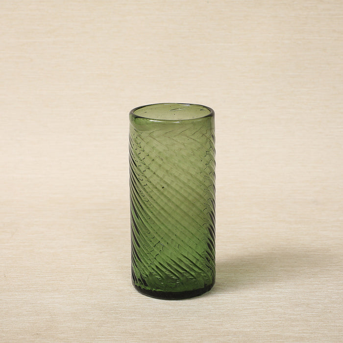 Smokey Green Venetian Tumbler