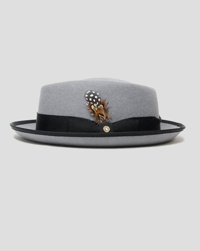 SG Braxton Porkpie - Grey + Black