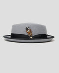 SG Braxton Porkpie - Grey + Black