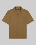 Southern Gents Camp Collar Shirt - Brown
