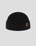 Southern Gents Merino Wool Fisherman Beanie - Black