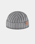 Southern Gents Merino Wool + Cashmere Fisherman Beanie - Grey