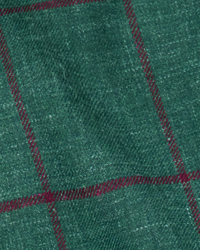 Southern Gents Double Breasted - Green Plaid