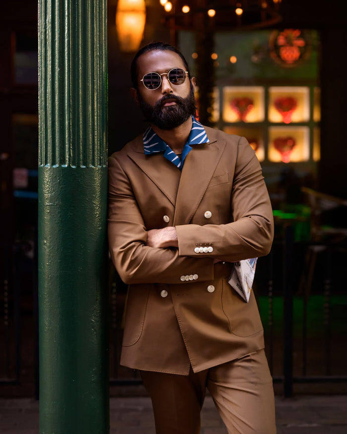 Southern Gents Doublebreasted Tobacco Suit