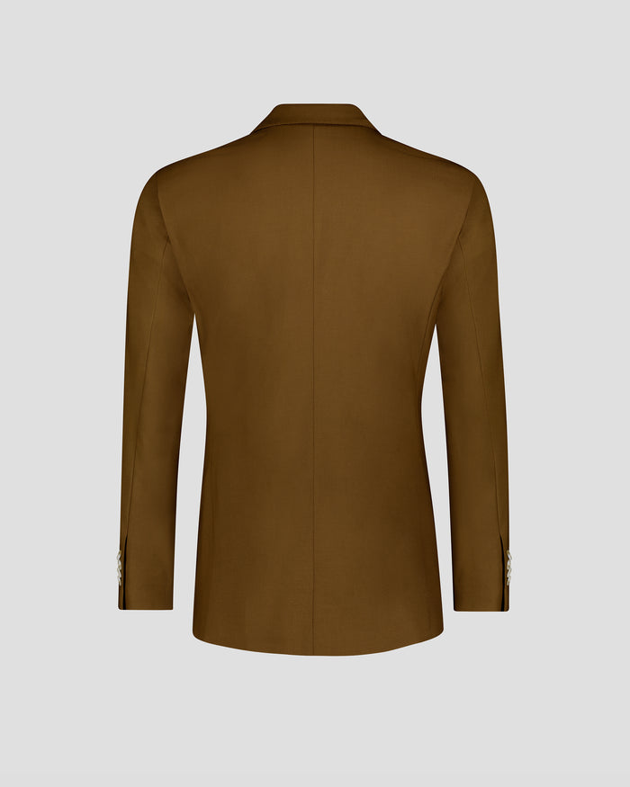 Southern Gents Double Breasted Blazer - Tobacco Brown
