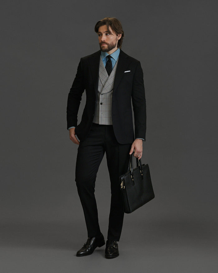 Southern Gent Singlebreasted Suit and Trouser - Black