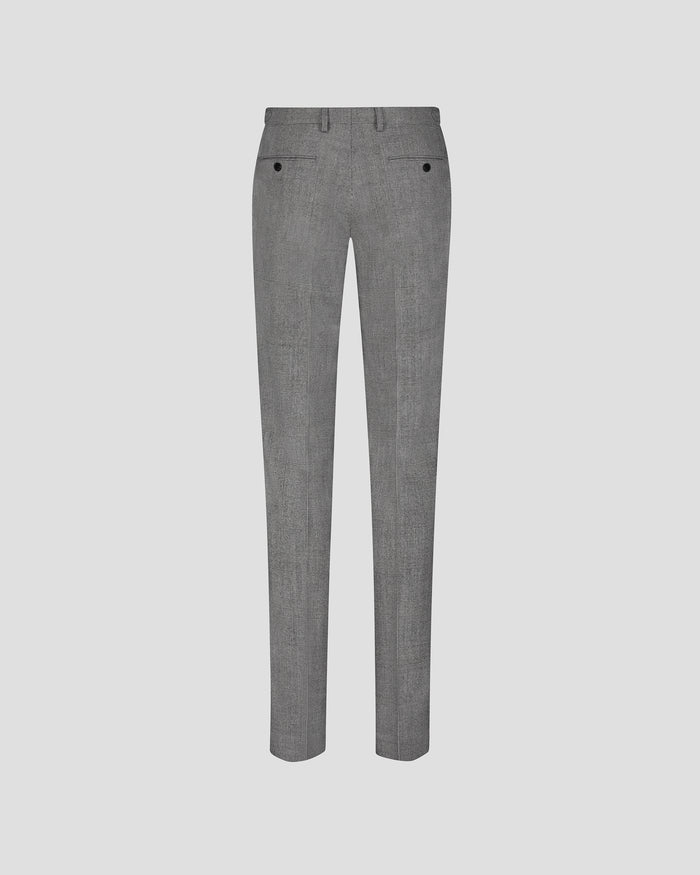 Southern Gents Dress Trouser - Grey Houndstooth