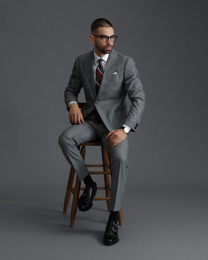 Southern Gents Single Breasted Blazer - Houndstooth