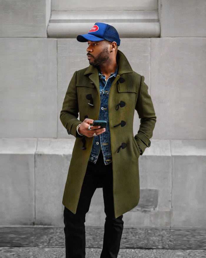 Southern Gents Duffle Coat – Commander Green