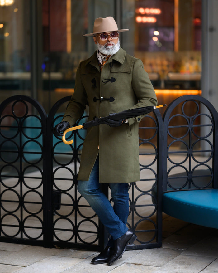 Southern Gents Duffle Coat – Commander Green