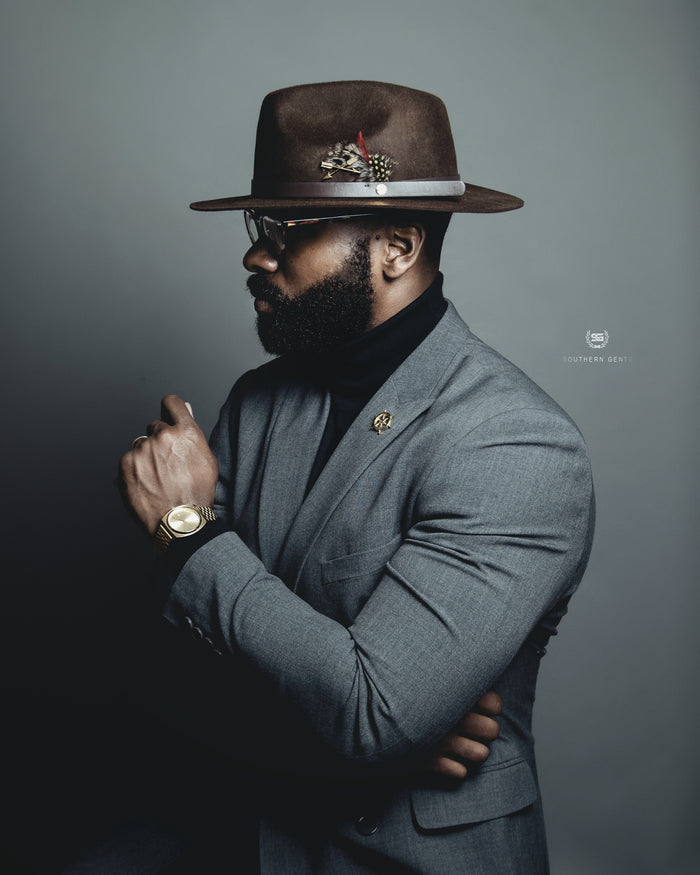 Southern Gents Geoffery Fedora - Brown