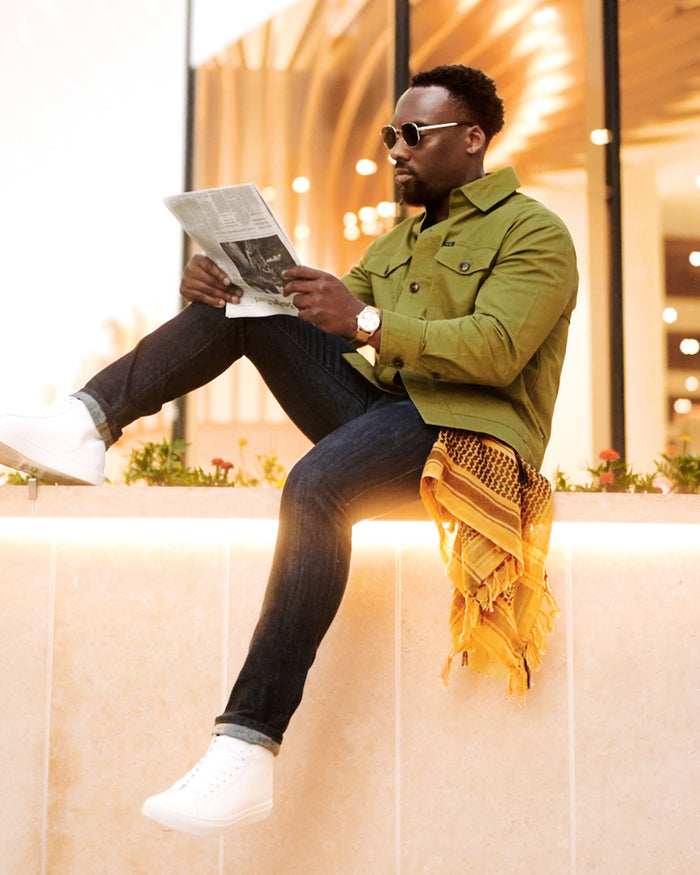Southern Gents White Sneaker - Mid