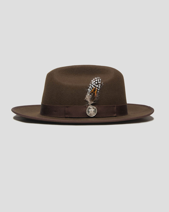 SG Miller Ranch Fedora - Chocolate