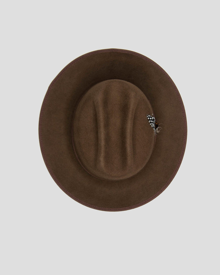SG Miller Ranch Fedora - Chocolate