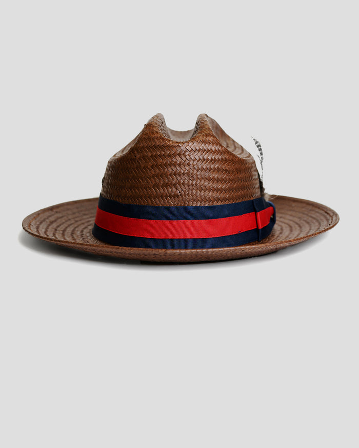 Southern Gents Miller Ranch Fedora - Patriotic Straw