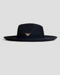 Southern Gents Wide Brim Naked Fedora - Black