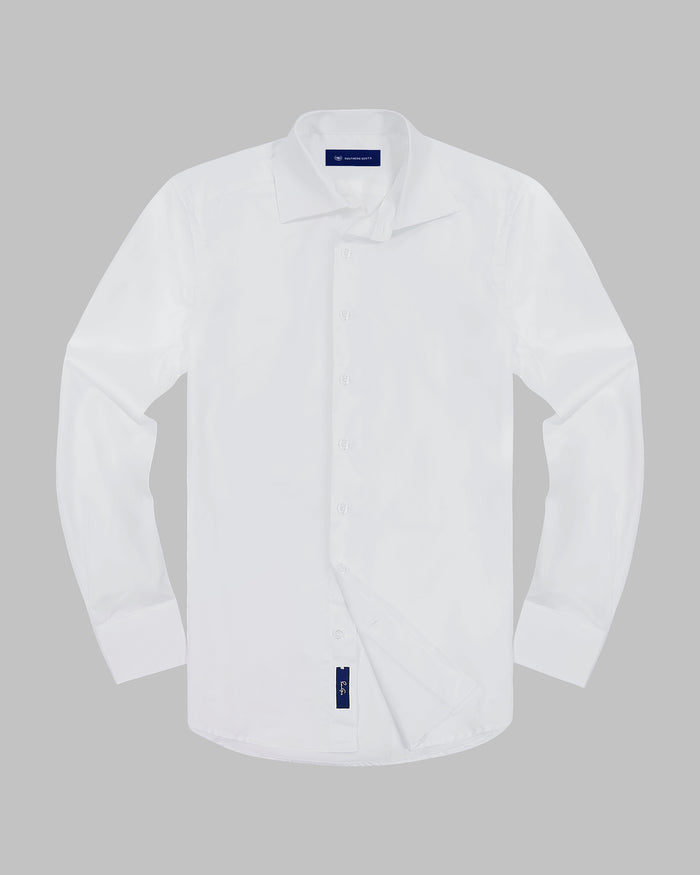 Southern Gents Perfect Spread Shirt V2 - White