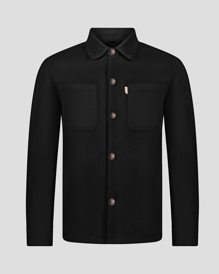 Southern Gents Overshirt Jacket - Black