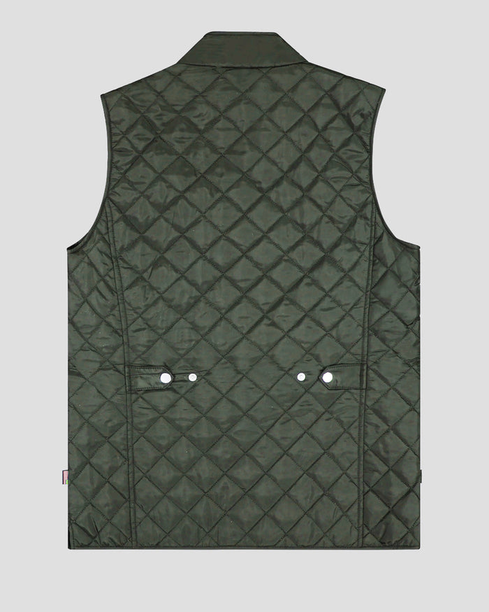 Southern Gents Quilted Vest - Olive