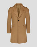 Southern Gents Singe Breasteld Coat - Camel