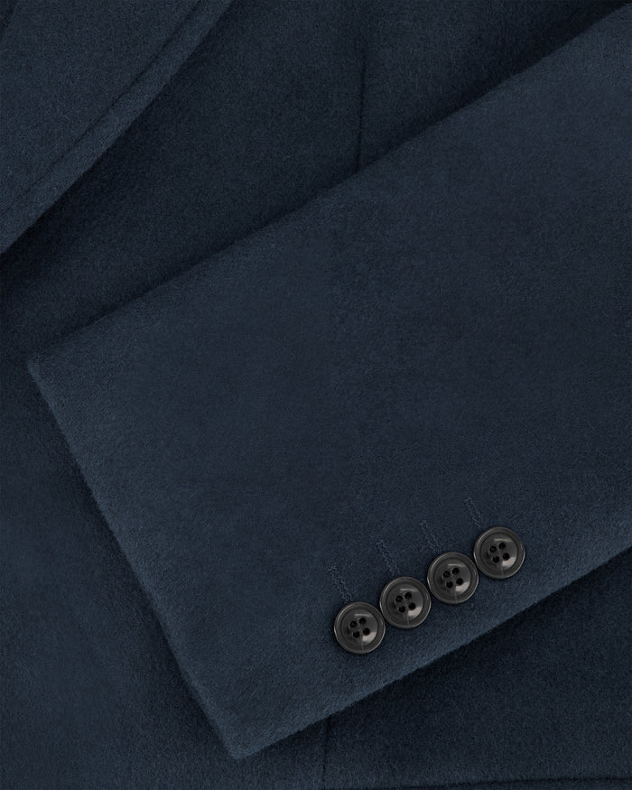 Southern Gents Single Breasted Coat - Navy