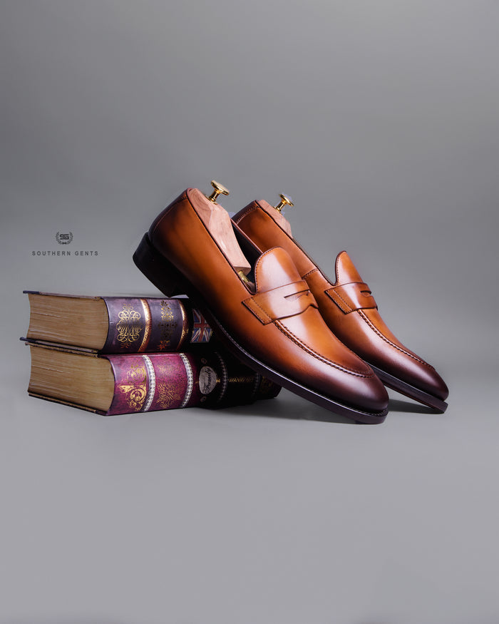 Southern Gents Smithson Penny Loafer  V2 – Cognac