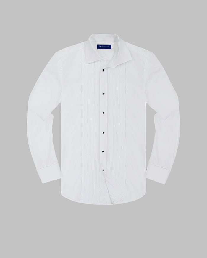 Southern Gents Tuxedo Shirt White