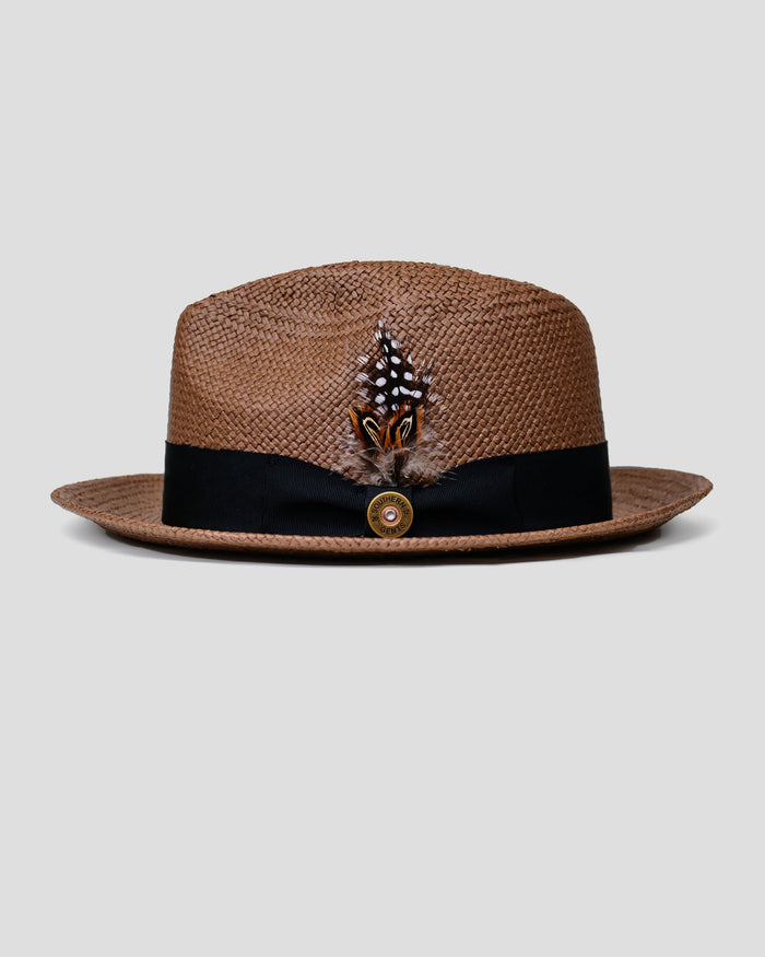 Southern Gents Straw Trilby Fedora Hat – Coffee