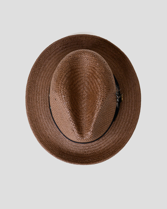 Southern Gents Straw Trilby Fedora Hat – Coffee